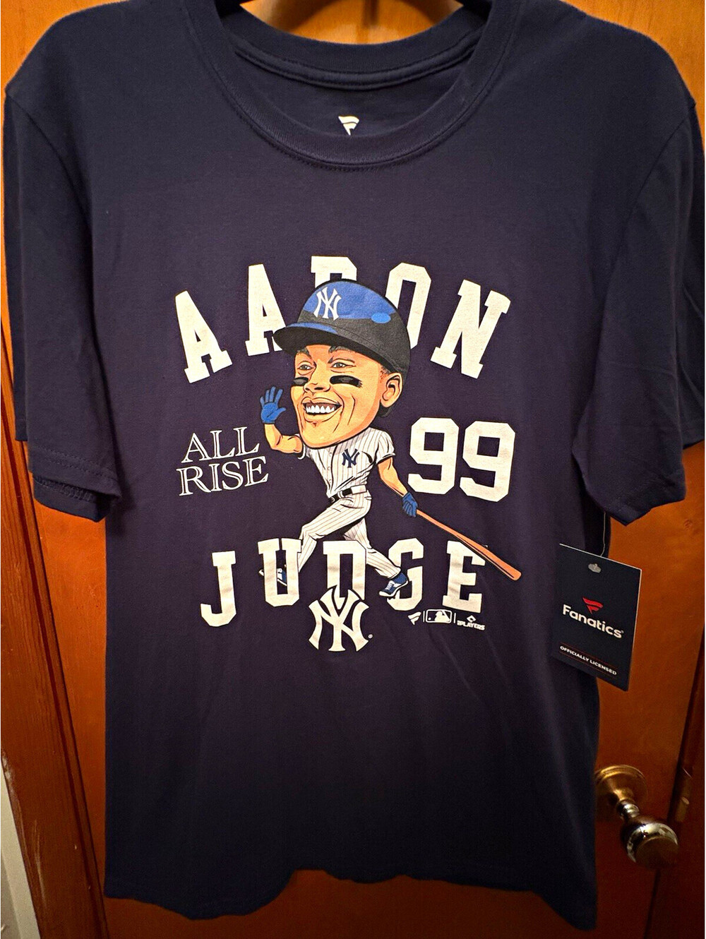 Aaron Judge #99 New York Yankees “All Rise” Fanatics T-Shirt Men’s M NWT